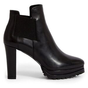 AllSaints Sarris Lug-Sole Leather Chelsea Boots Black Size 41